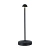 Lampka stołowa nocna V-TAC 3W LED 29cm ładowanie USB ściemnianie czarna VT-1073 3000K-6000K 130lm